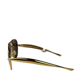 Bottega Veneta BV1305S Shiny Gold Pilot Sunglasses