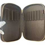 Tom Ford  Brown Suede Cosmetic Bag