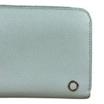 Bvlgari Blue Leather Long Zippy Wallet