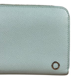 Bvlgari Blue Leather Long Zippy Wallet