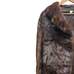 Vintage Saga Mink Dark Hazel Brown Coat