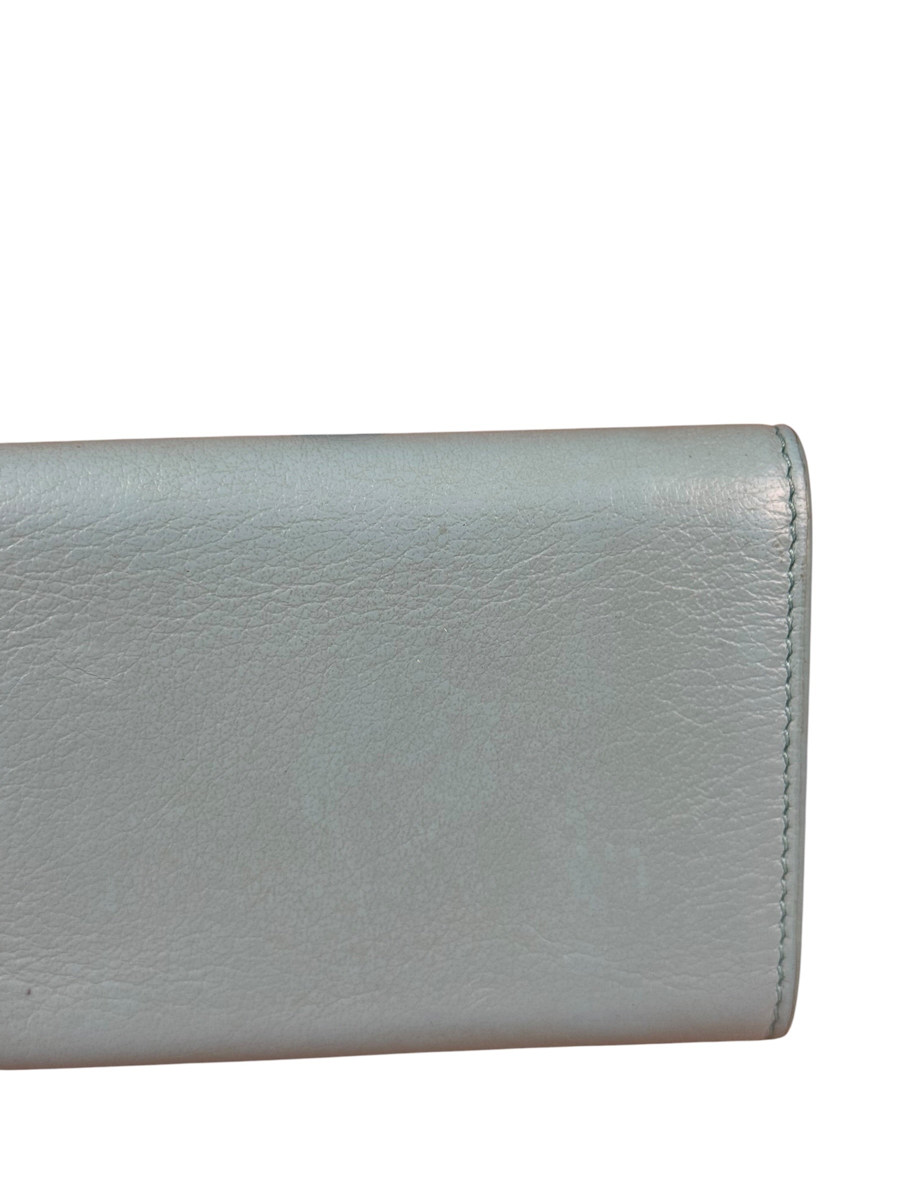Balenciaga Baby Blue Tri-Fold Wallet
