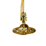 Vivienne Westwood Gold 3D Orb Necklace