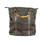 Gucci Nylon Bamboo Top Handle Bag