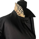 Burberry Black Button Up Coat