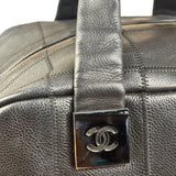 Chanel Black Chocolate Bar Bowling Hand Bag - 2003