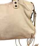 Balenciaga Cream Leather Le City Bag