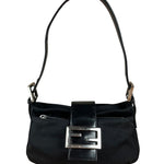 Fendi Mini Baguette Neoprene Black