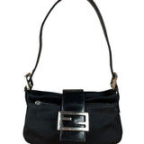 Fendi Mini Baguette Neoprene Black