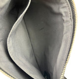 Fendi Roma Black Calf Leather Pochette Crossbody