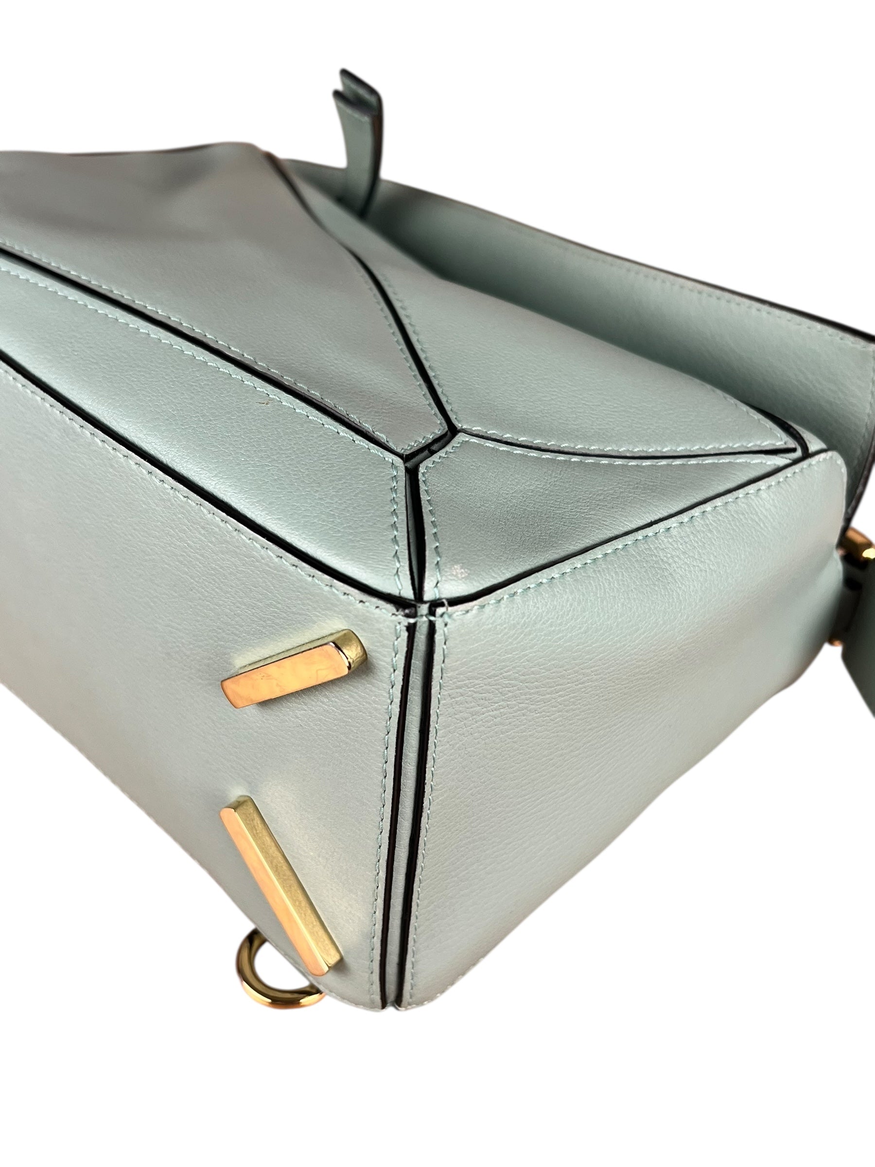 Loewe Green Medium Puzzle Bag