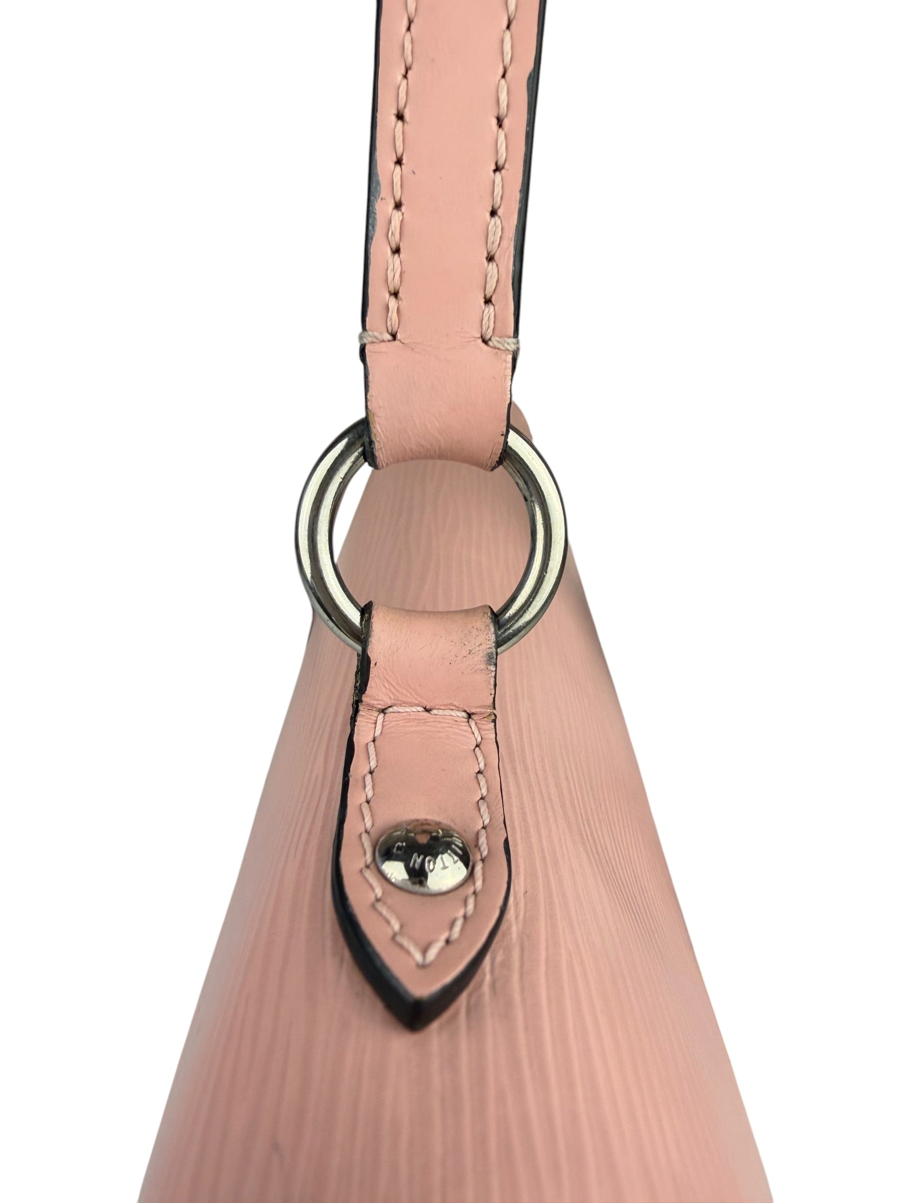 Louis Vuitton Nude Pink Epi Leather Cluny Rose Ballerine Hand Bag