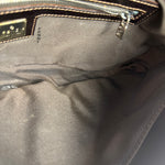 Fendi Leather-Trimmed Beaded Baguette Light Pink