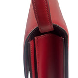 Celine Red Leather Box Crossbody Bag