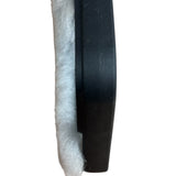 Prada Grey Fur Logo iPhone 16 Case