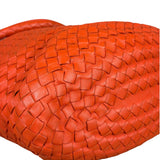 Bottega Veneta Sunset Orange Intrecciato Leather Hobo Tote