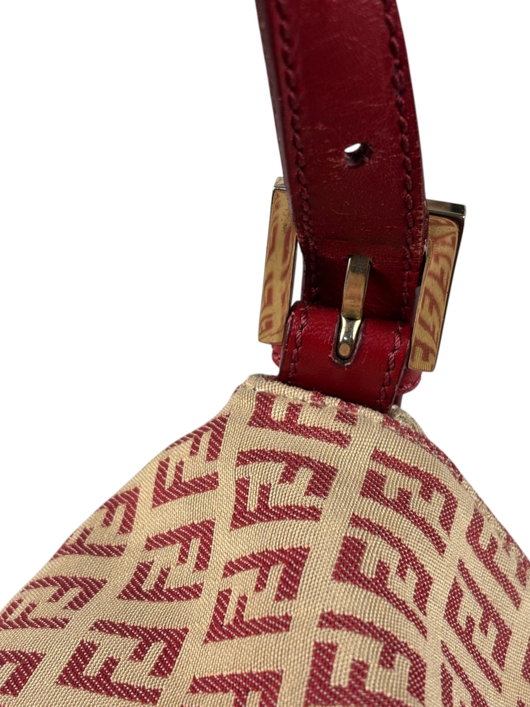 Fendi Vintage Red FF Mamma Baguette