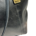 Coach Black Pebbled Leather Ava Zip Tote