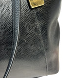 Coach Black Pebbled Leather Ava Zip Tote
