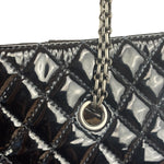 Chanel Black Patent Leather 2.55 Reissue Tote Bag 2010