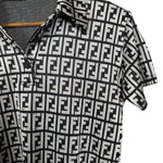 Fendi FF Logo Vintage Polo Shirt