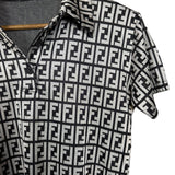 Fendi FF Logo Vintage Polo Shirt
