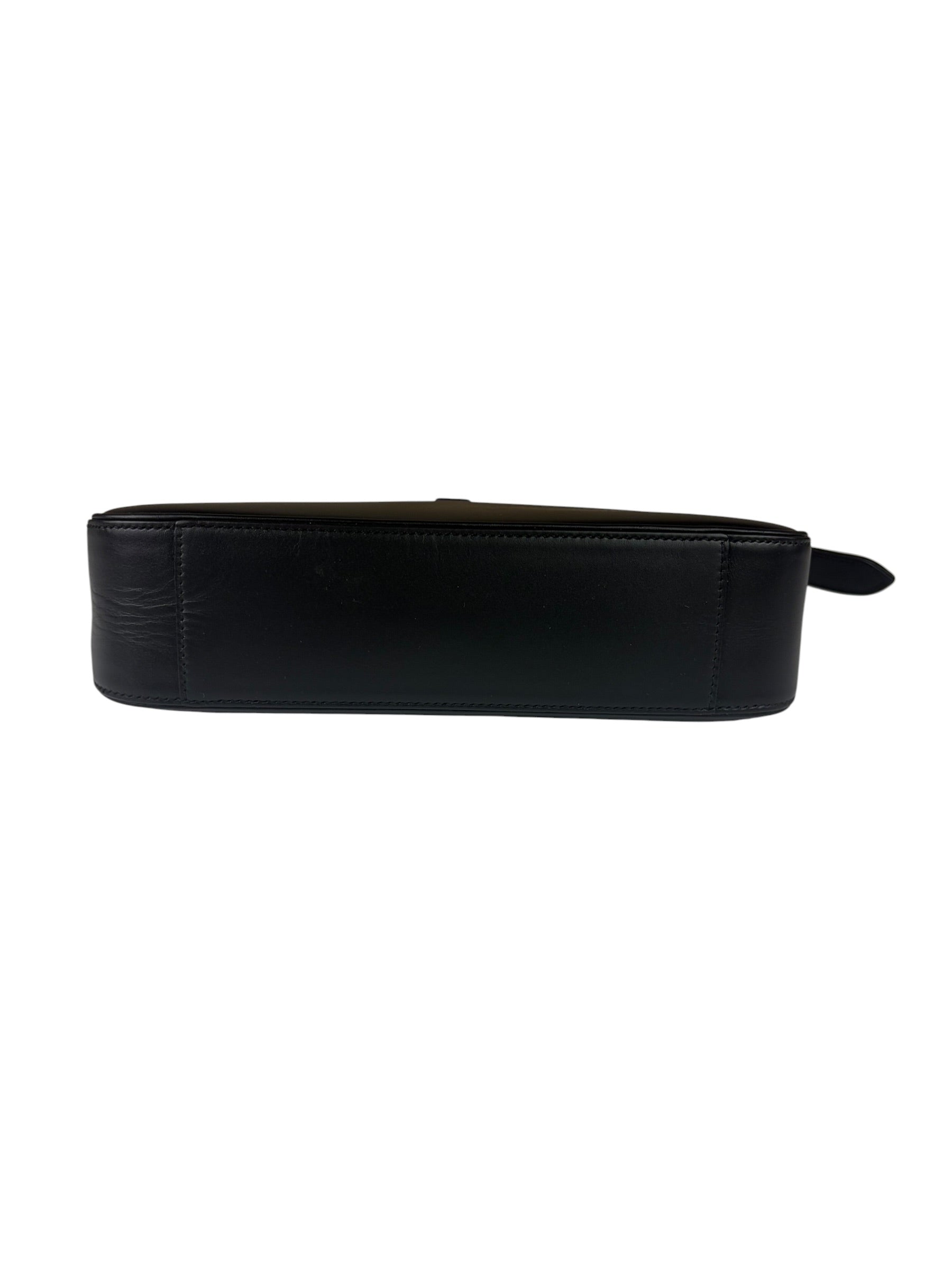 Yves Saint Laurent Black Leather Le 5 À 7 Hobo Bag