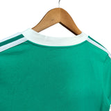 Gucci x Adidas Green Logo Print Jersey V-Neck T-Shirt