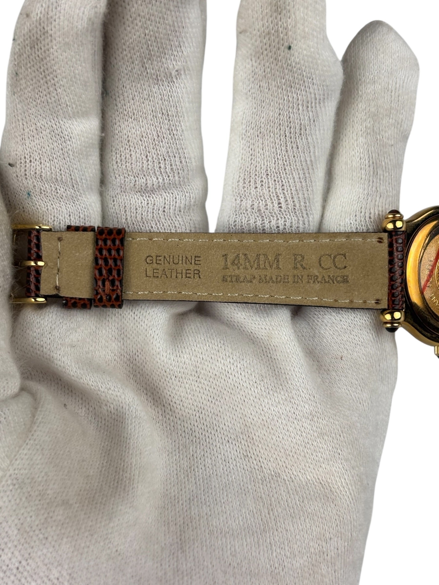 Gucci Vintage Brown/Gold Plated Watch