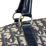 Christian Dior Vintage Navy Blue Trotter Boston Bag