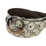 Gucci Coated Canvas Monogram GG Belt
