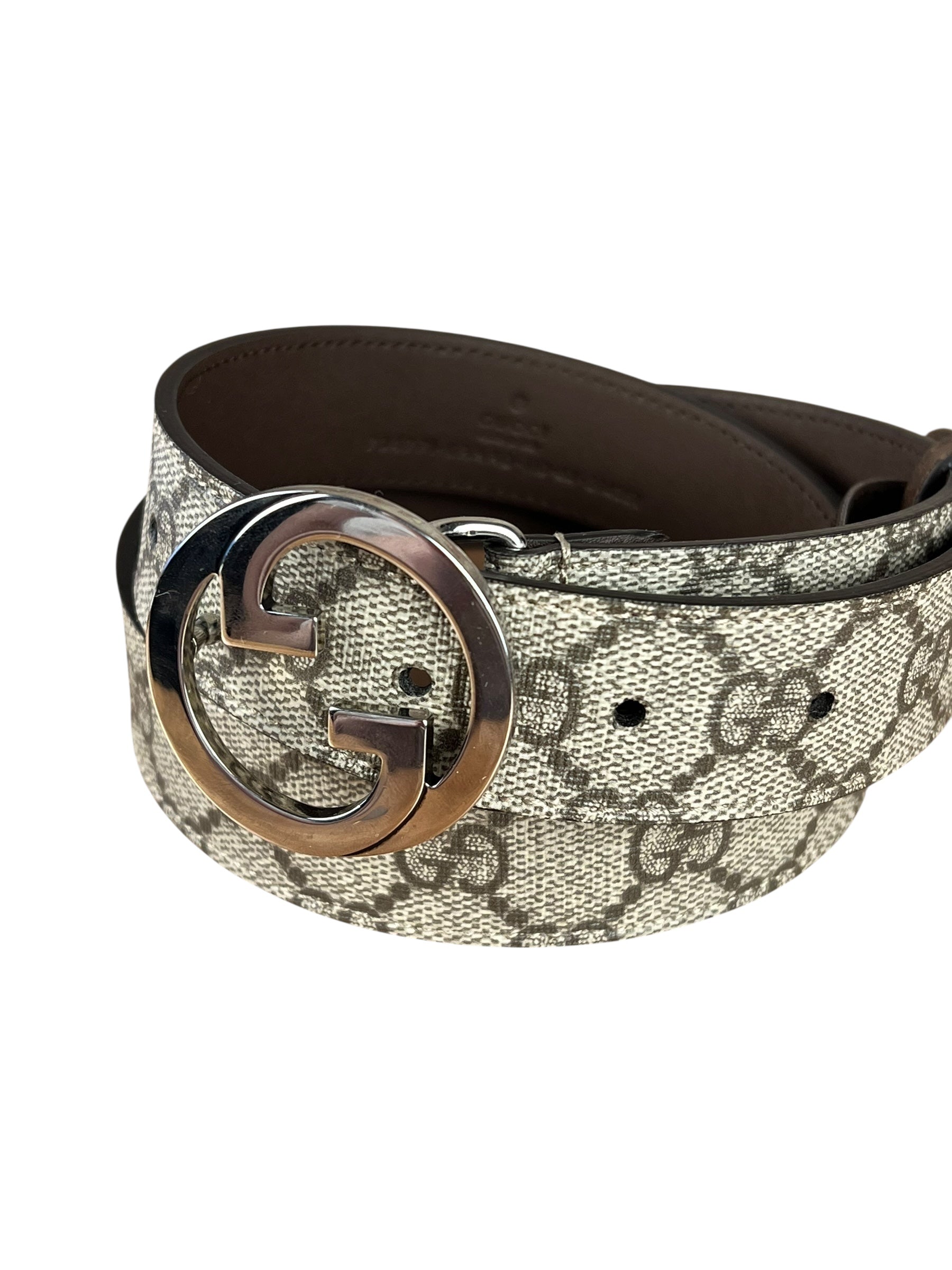 Gucci Coated Canvas Monogram GG Belt