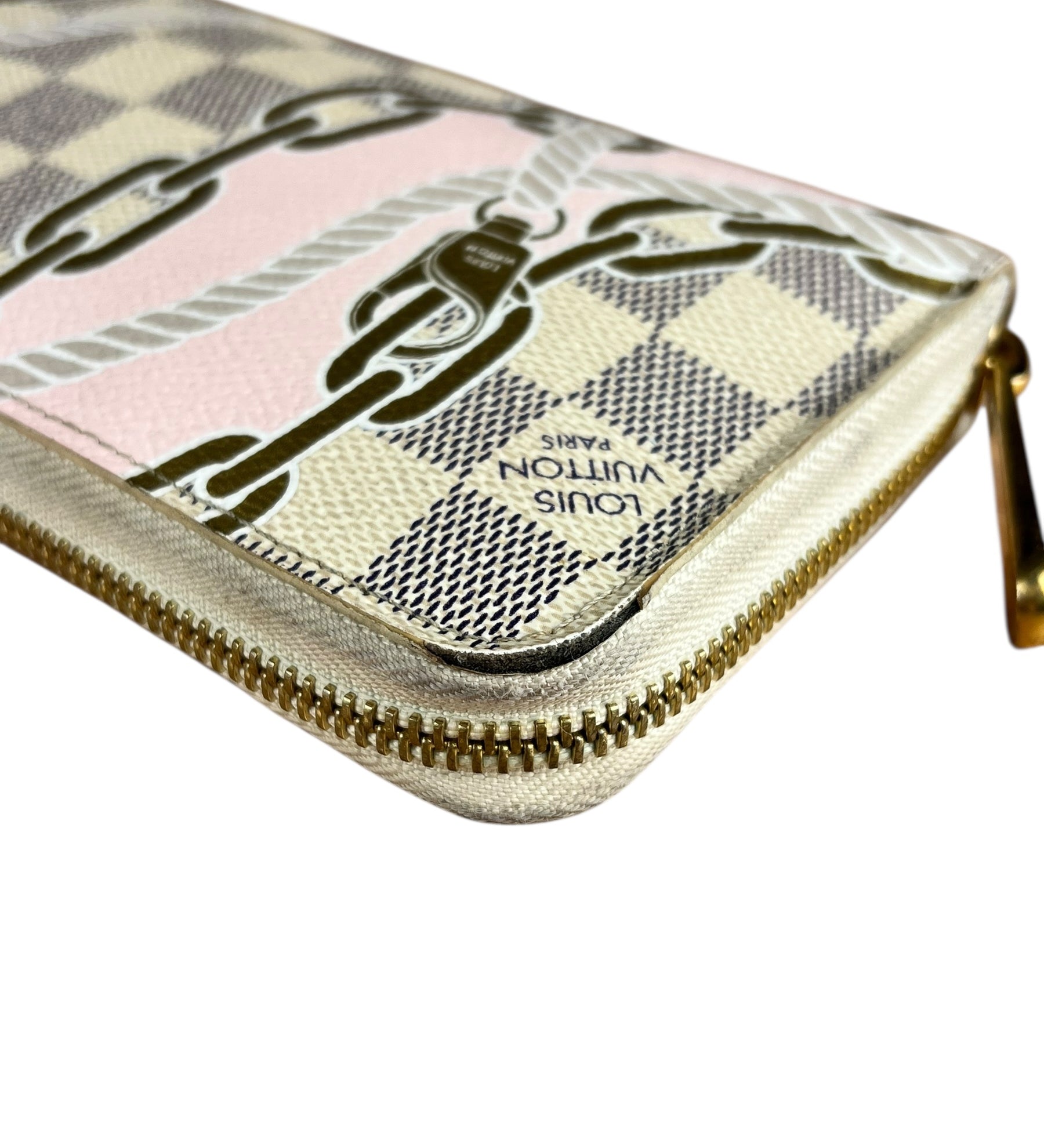 Louis Vuitton Zippy Wallet Limited Edition Nautical Damier