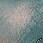 Gucci Diamante Bright Blue Leather Top Handle Bag
