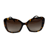 Prada Tortoise Shell SPY 03Y Oversized Butterfly Sunglasses