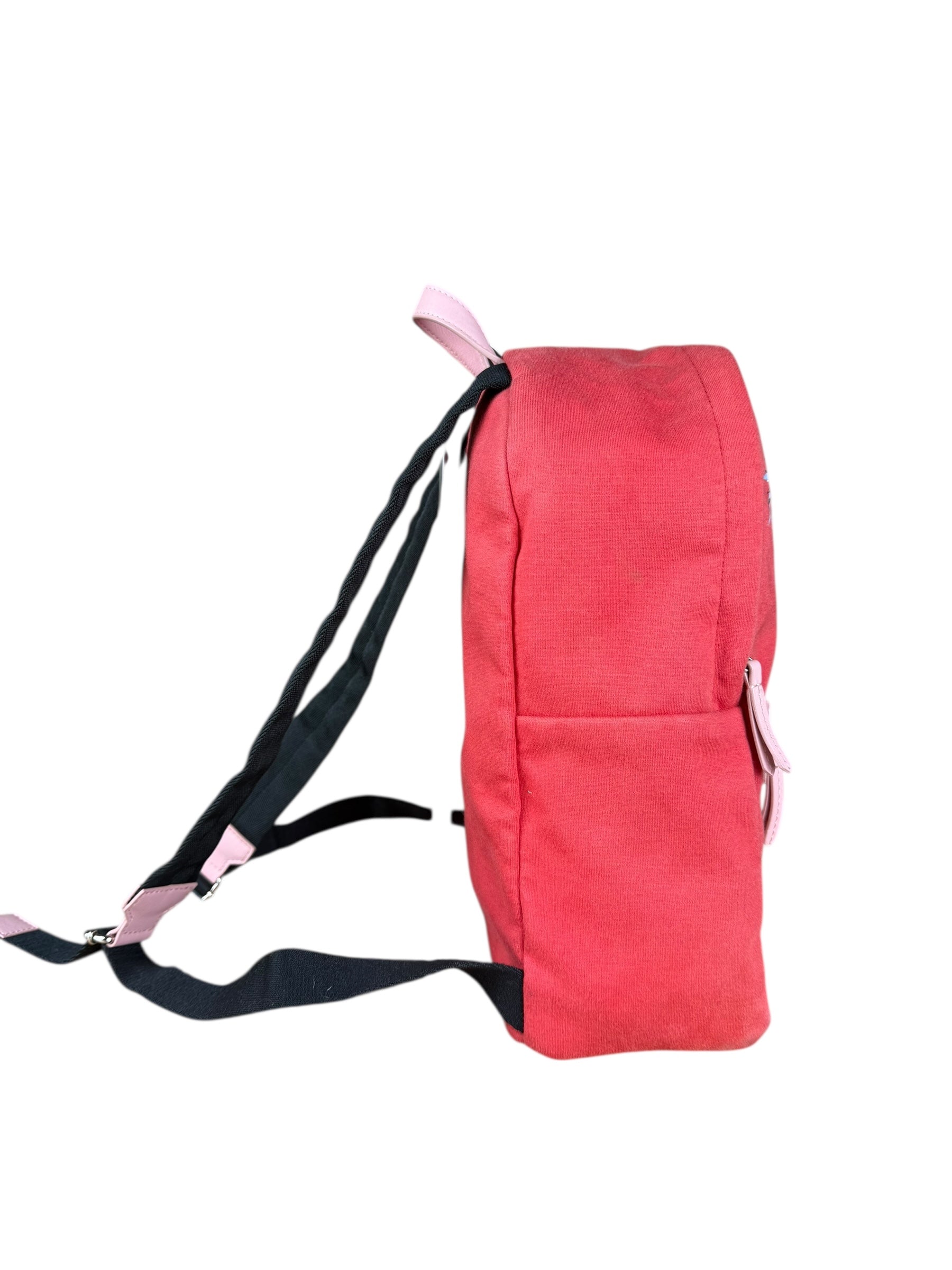 Fendi Red Patch Cloth Mini Backpack