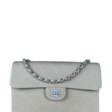 Chanel Beige Quilted Canvas Chain Flap Bag 1998