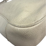 Coach Cream Pebbled Leather Hobo Bag