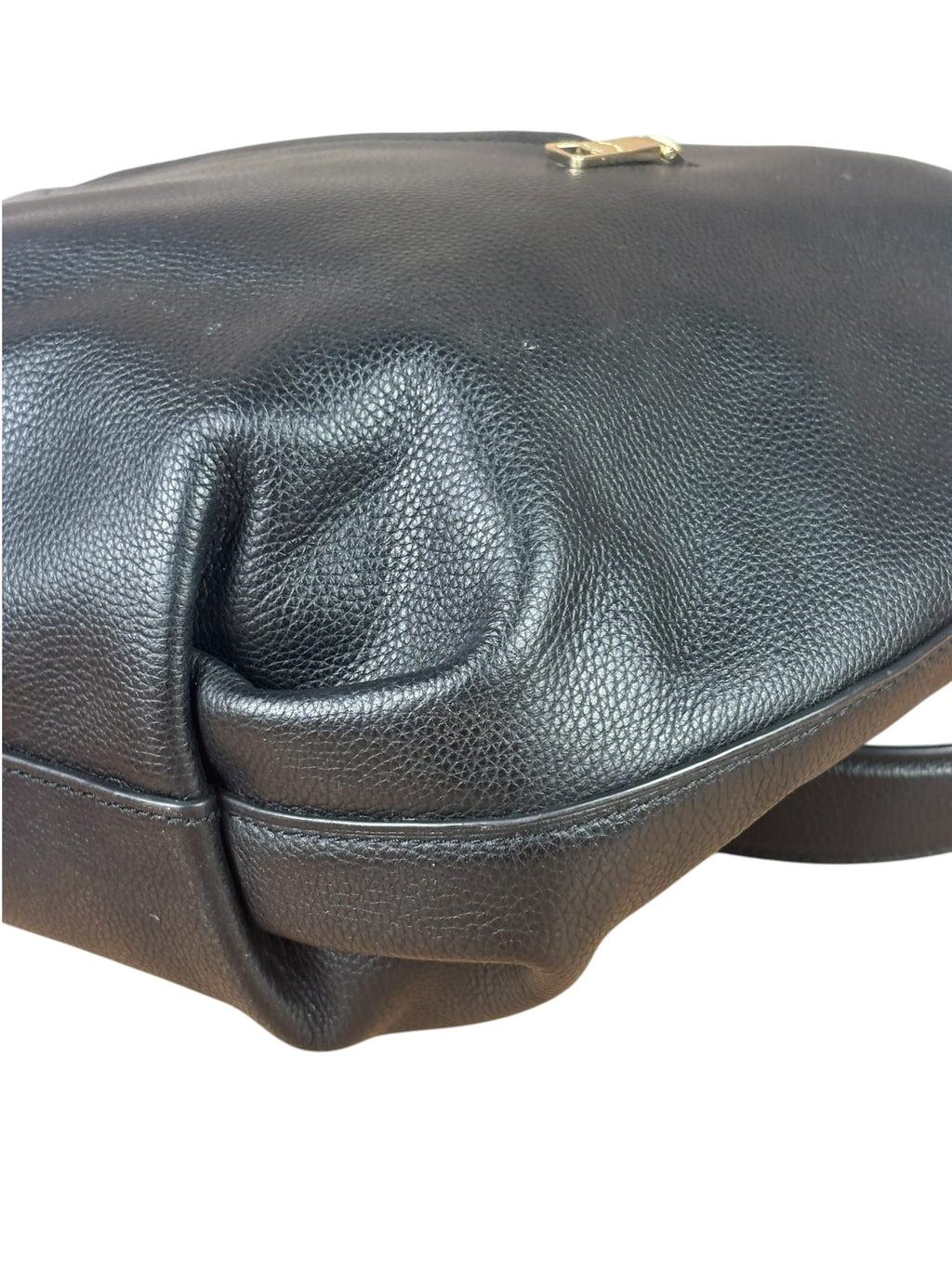 Coach Black Pebbled Leather Laurel Hobo Bag