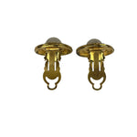 Chanel Vintage Pearl Round Gold-Tone Clip-On Earning