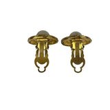 Chanel Vintage Pearl Round Gold-Tone Clip-On Earning