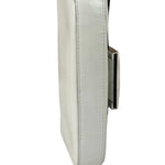 Fendi x Marc Jacobs White Leather Mini Baguette