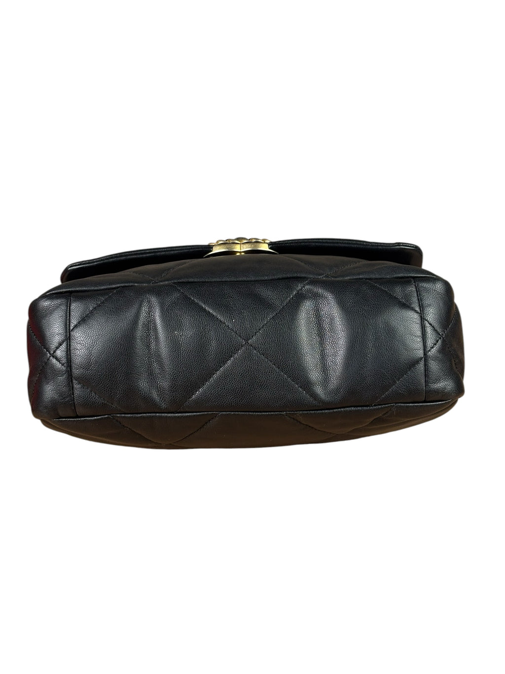 Chanel Black Quilted Lambskin CC 19 Flap Bag 2019