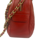 Chanel Red Quilted Leather Camera Bag 2012