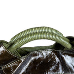 Loewe Vintage Nappa Aire Brown Patent Handbag