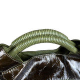 Loewe Vintage Nappa Aire Brown Patent Handbag