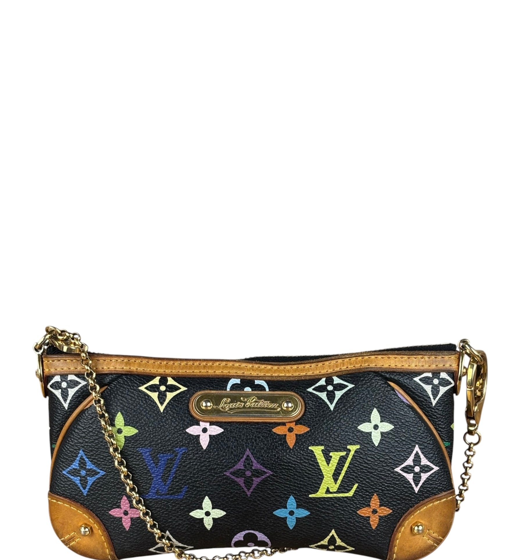 Louis Vuitton Black Murakami Monogram Pochette