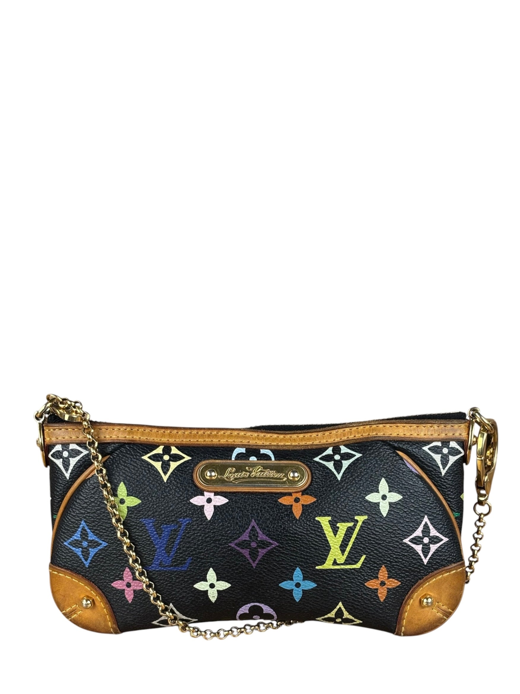 Louis Vuitton Black Murakami Monogram Pochette