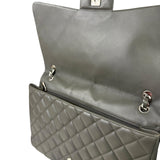Chanel Grey Hue Caviar Quilted Jumbo Flap Bag 2010