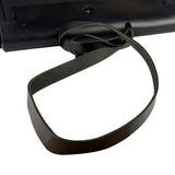 Hermes Black Leather Trim Herbag Two-Way Bag